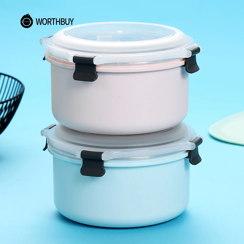 WORTHBUY японский Ланч бокс для детей школьный пищевой контейнер 304 нержавеющая
