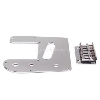 

Brand new Chrome Plated 6 String Electric LAP Steel Guitar Control Plate w/ Bridge Set