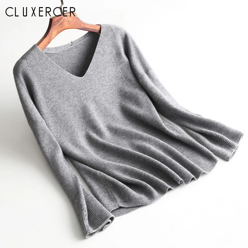 Fashion Women Warm Knitted Sweater Jumper Knitwear Outwear Coat Women Sweaters and Pullovers Pull Femme Christmas Sweater