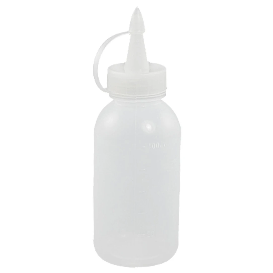 Sewing machine oil bottle made of clear, white plastic 100ml spray
