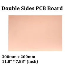 300x200mm NEW FR4 Double Side Copper Clad Laminate PCB Board Fiberboard CCL