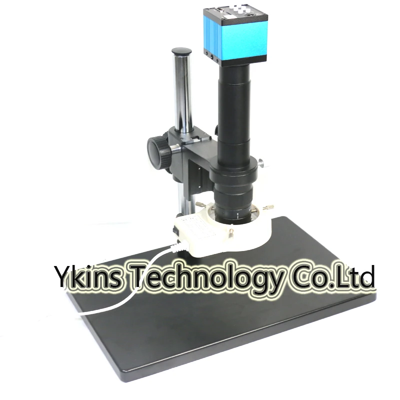 

16MP 3 in 1 HDMI USB TF Industry Video Microscope Camera Set + Big Boom Stereo Table Stand + 180X C-MOUNT Lens+ 56 LED Light
