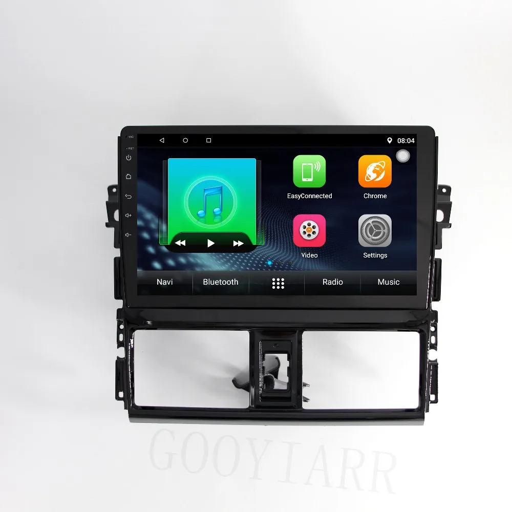 Sale 2 din Octa Core RAM2G+ROM32G Car Android8.1 radio Player  for toyota vios 2014 with stereo radio BT  WIFI FM Map Music Video 4