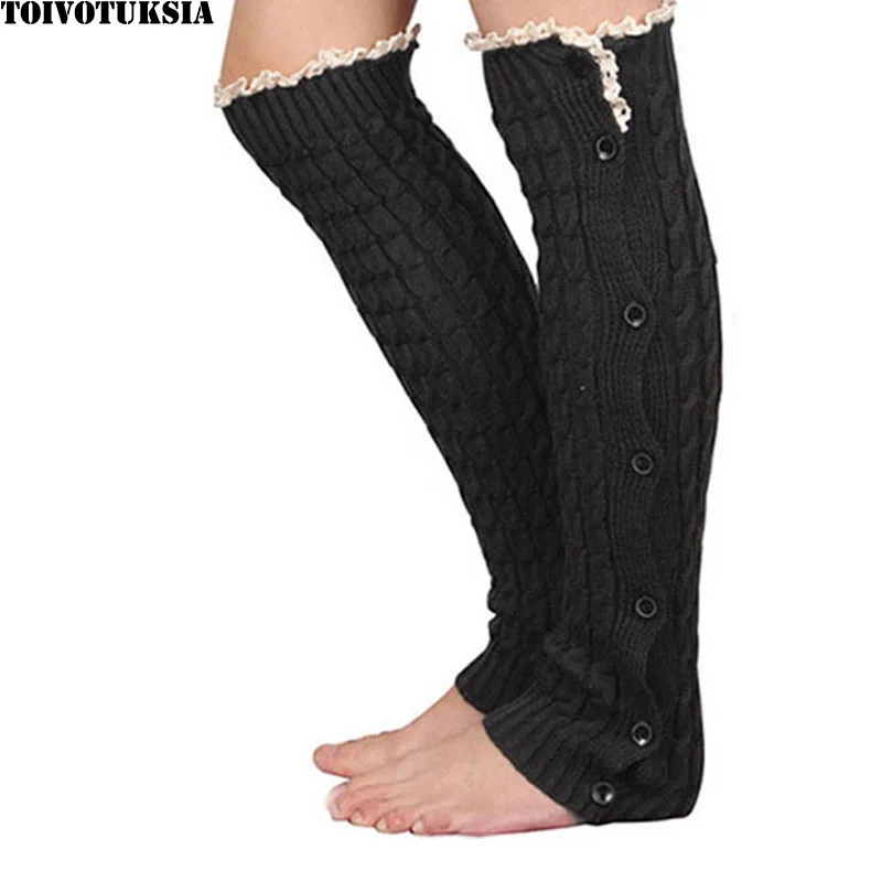 

3085 Free Shipping! 1 lot=15prs Wholesale Boot Socks with Crochet Lace Knit Boot Cuffs Leg Warmers Women