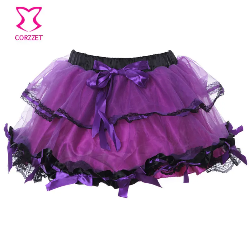 

Summer Style Lolita Multilayer Lace Skirt Woman Club Party Rock Petticoat Ball Gown Sexy Tutu Skirts Womens Adult Tulle Skirt