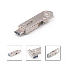 USB3.0 64 ГБ 32 ГБ 16 ГБ Емкость тип-c USB 3,0 двойной штекер флеш-накопитель карта памяти, Флеш накопитель смартфон U диск Pendrive