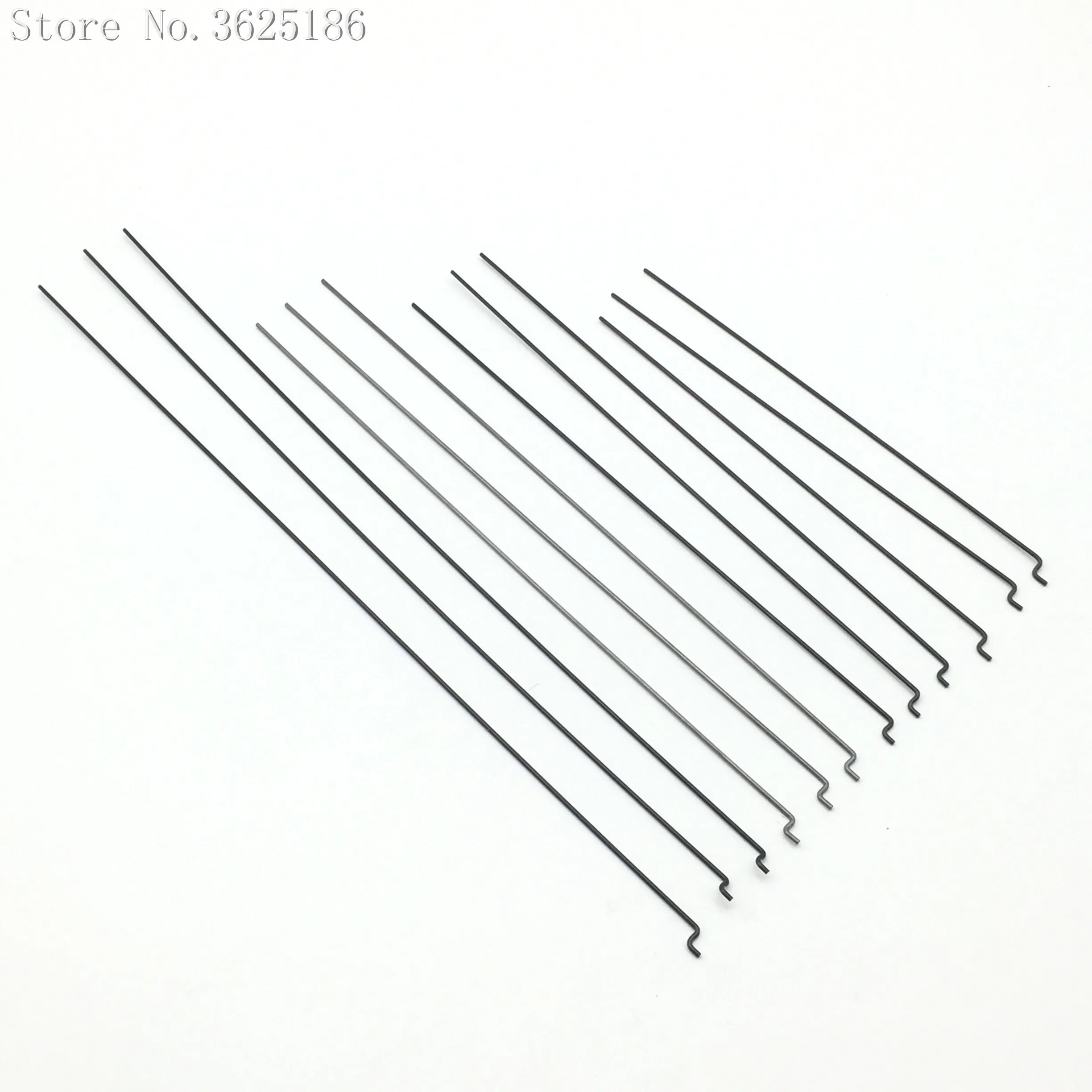 

300pcs Z type D1.0/1.2/1.5mm push rod steel wire push pull rod pushrod for rc aircraft airplane pull push connecting rod