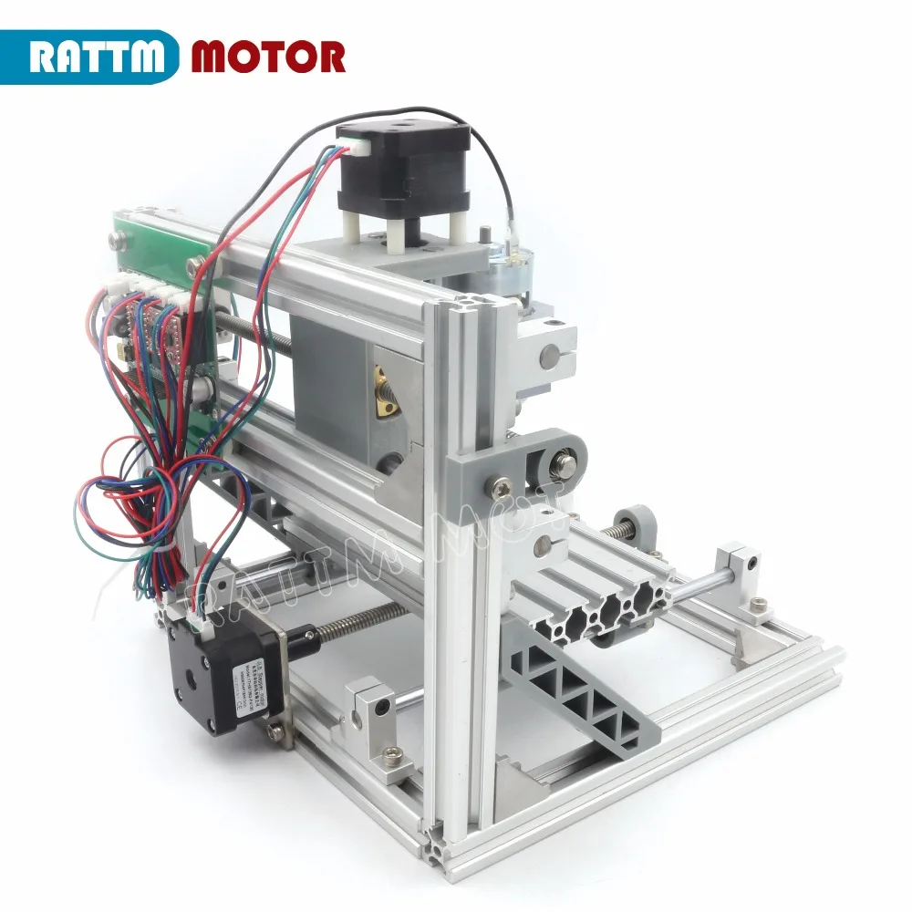 [RU STOCK] 1610+ER11 GRBL Control Laser Machine CNC DIY mini Working Area 160x100x45mm 3 Axis Pcb Milling Wood Router