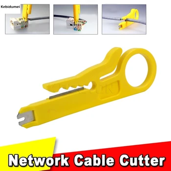 

Hot Easy use 2pcs netwrok tool Punch Down Network UTP Data Cable Wire Cutter Stripper Tool Mini Plier