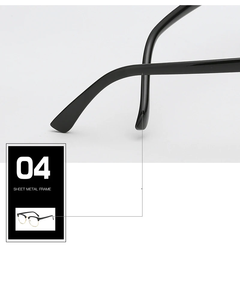 Zilead классические очки с полуоправой для близорукости для женщин и мужчин металлические близорукие глазки очки для близоруких-1.0to-6,0