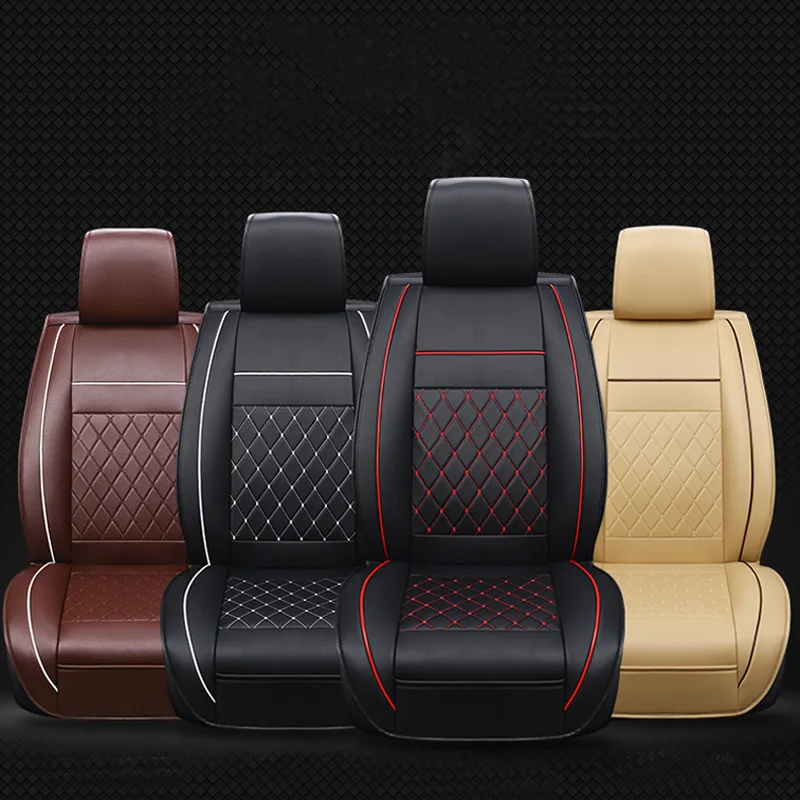 

1 Piece Waterproof Car Seat Cover Universal Leather Auto Front Seat Cushion Protector Pad Mat Fit Most Car Accessories Interior