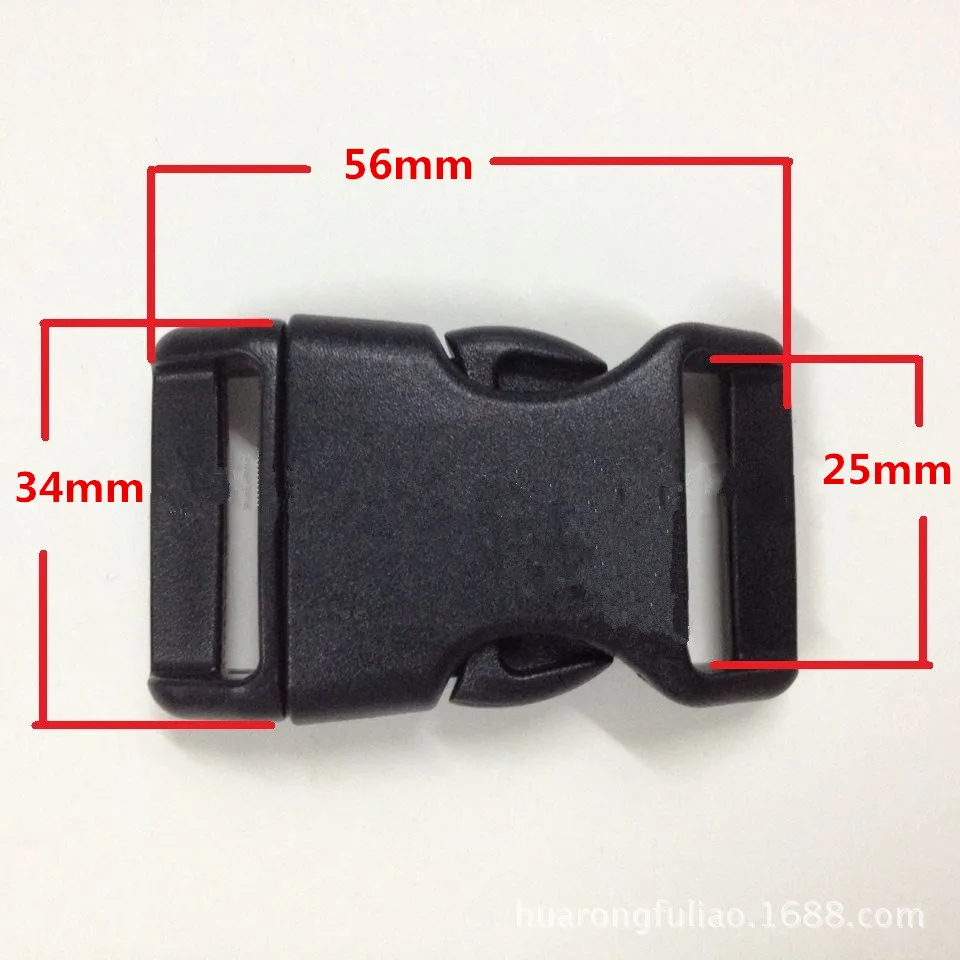 25mm Plastic Side Release Dual Adjust the buckles Camera shoulder strap backpack buckle accessories wholesale and retail (2)