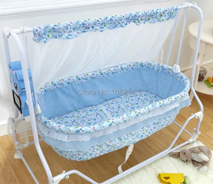 Multifonction Automatique Electrique Swing Lit De Nouveau Ne Bebe Balancoire Berceau Lit Lapin De Dessin Anime Electrique Controleur Plus Facile Pour Maman Aliexpress