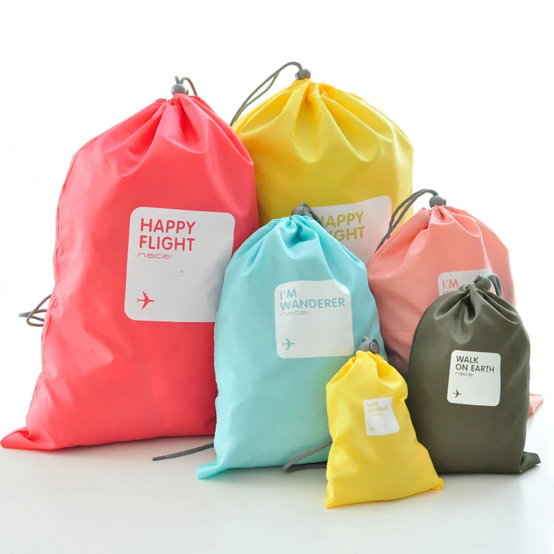 4pcs lot Waterproof Travel Storage font b Bag b font Cosmetic Underwear Organizer Sports font b
