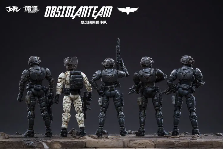 JOYTOY 1/25 команда обсидиан отряд для фанатов праздничный подарок