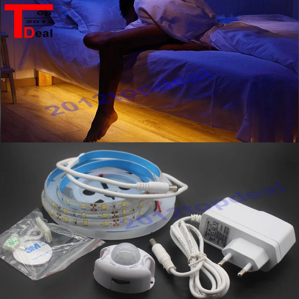 1.5M Flexible LED Strip Motion Sensor Night Light with Automatic Shut