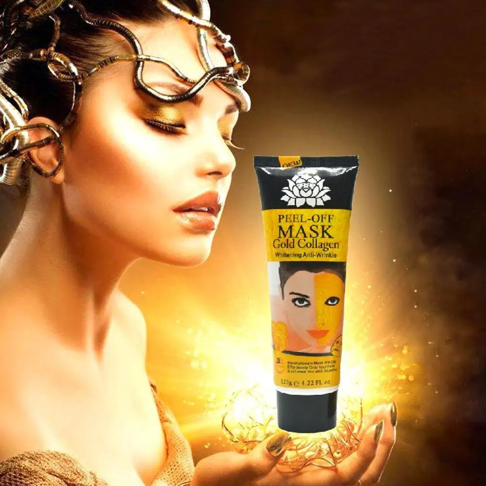 1x 120ML 24K Golden Mask Anti Wrinkle Anti Aging Facial Mask Face Care Whitening Face Masks Skin