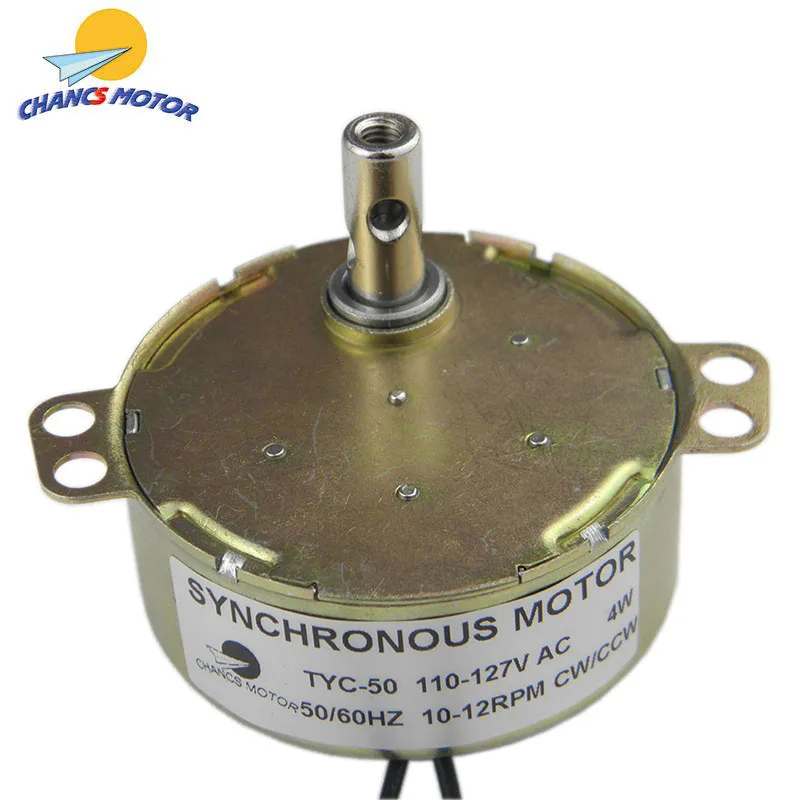 

CHANCS TYC-50 10/12RPM CW/CCW Synchronous Motor 110V AC Electric Motor