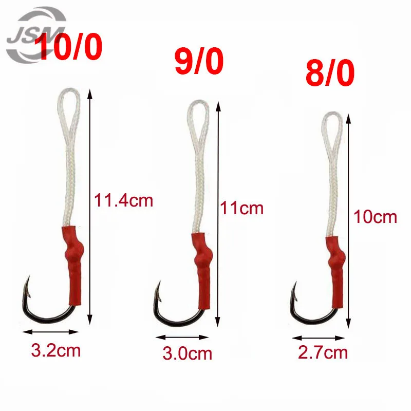 JSM 20 шт. 10827 нержавеющая сталь вспомогательный рыболовные крючки с леской для завязывания мушек джиг вспомогательная приманка рыболовные крючки, карповый крючок аксессуары для рыбалки
