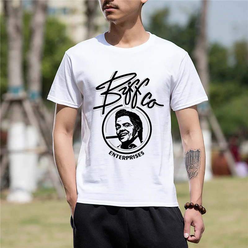 Custom Couple T Shirts Back to the Future Delorean Car Logo Youth Round Collar Short Sleeve T Shirts 2017 New Adult Cool Tees