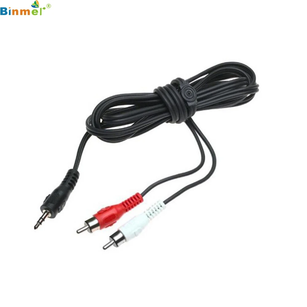 

DATA top quality NEW High Speed Audio & Video Cables 1-Mini Plug 3.5mm Plug Jack to 2RCA Male Stereo Audio Cable Splitter Dfeb23
