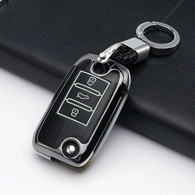 Светящийся чехол для ключей автомобиля Roewe RX5 год для MG ZS 3 чехол для ключей с кнопками крышка аксессуары для стайлинга автомобилей брелок держатель