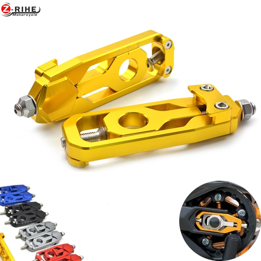 motorcycle Parts CNC Tensioners Catena rear axle spindle chain adjuster For YAMAHA MT-09 TRACER FZ-09 FJ-09 MT FZ FJ 09 2012 201