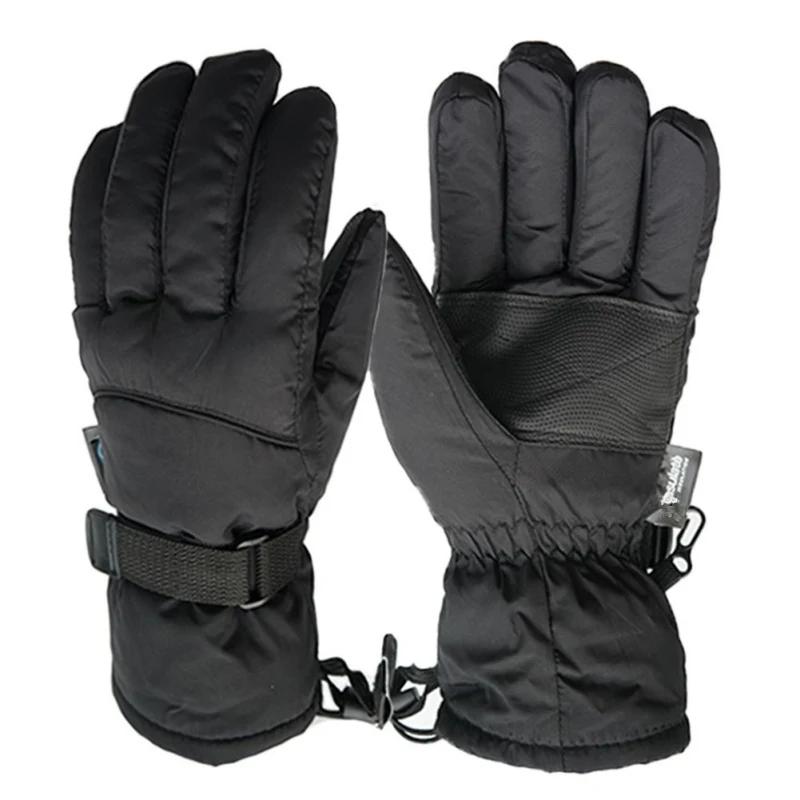 

Waterproof Man Winter Ski Sport Riding Mittens Extended Wrist Skiing Gloves -30 Degree Warm Snowboard Skiing Gloves