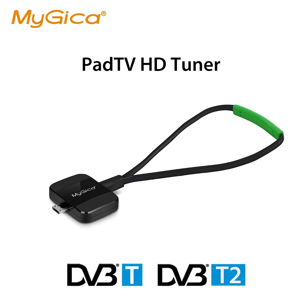 H.265 Full HD DVB T2 micro USB ТВ тюнер приемник для телефонов Android/планшетов Geniatech Mygica PT360 часы