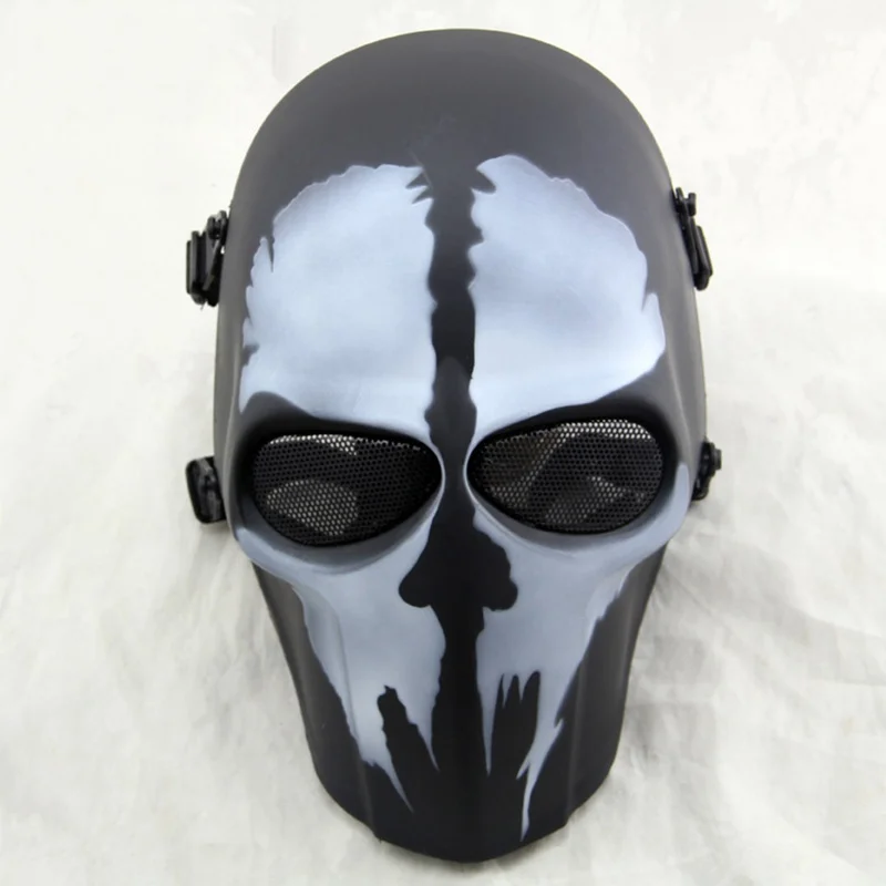 ZJZ-01 армейская Военная страйкбольная Пейнтбольная тактическая маска с черепом для всего лица CS Wargame охотничьи Вечерние Маски на Хэллоуин - Цвет: Skull
