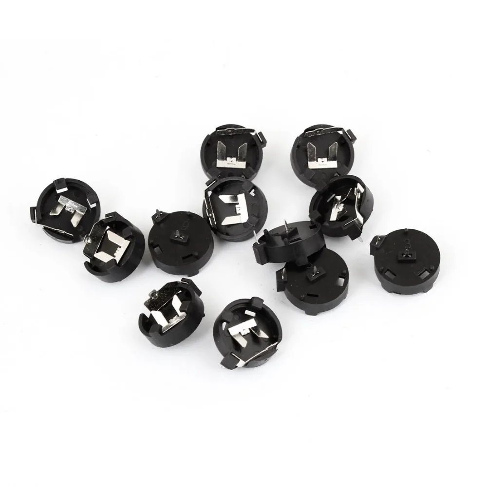 300pcs-lot-wholesale-cr1220-cell-battery-holder-button-coin-battery-socket-case-black