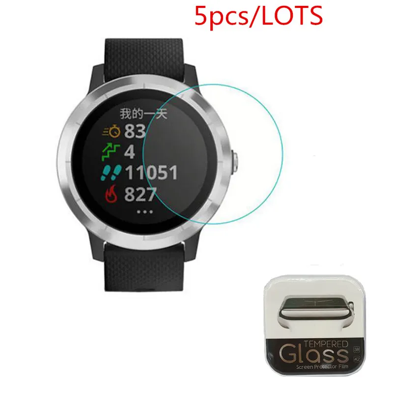 5 шт./лот vivoactive3 9H Закаленное стекло Защитная пленка для экрана Garmin Vivomove HR защитная