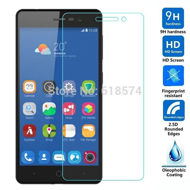 Закаленное стекло 2.5D для ZTE Blade A603 Высококачественная защитная пленка
