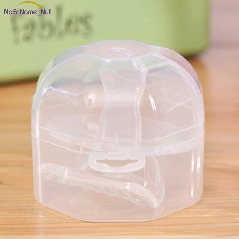 

Portable Baby Infant Pacifier Nipple Cradle Case Holder Storage Box Clear Travel Mom's #046