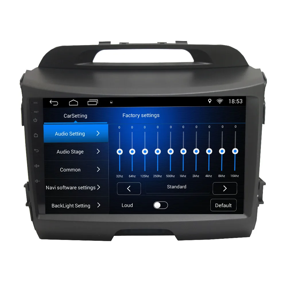 Excellent Nedehe quad core 9 inch Android 8.1 Car DVD player for KIA sportage 2011 2012 2013 2014 2015 gps navigation 2 din car head unit 5