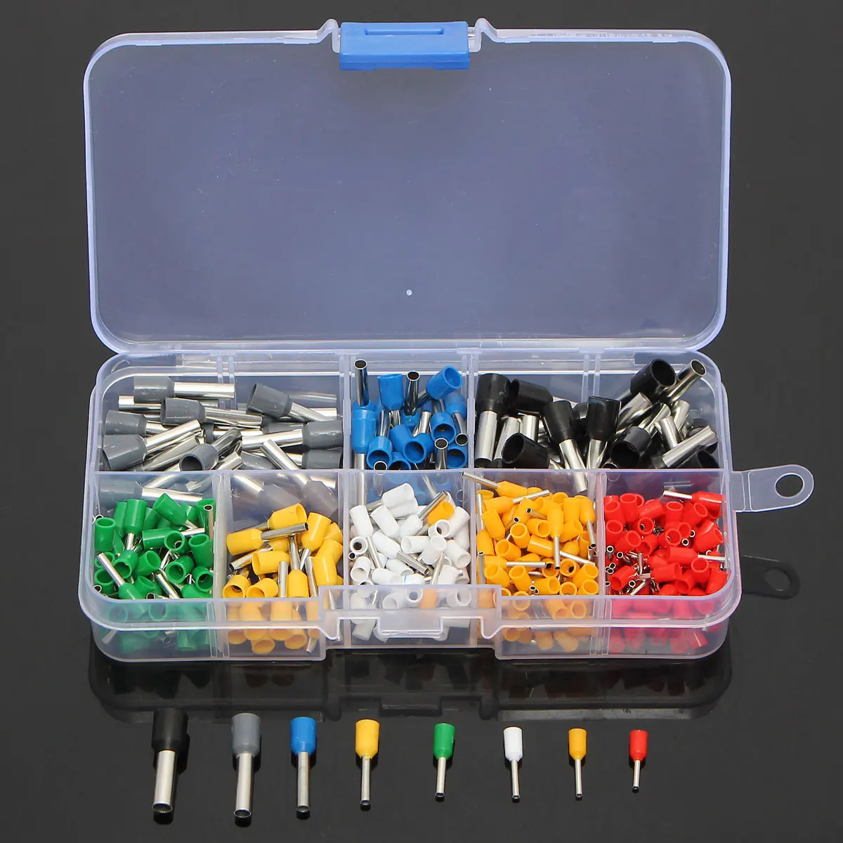 400Pcs/Set Ferrules kit set Wire Copper Crimp Connector Insulated Cord