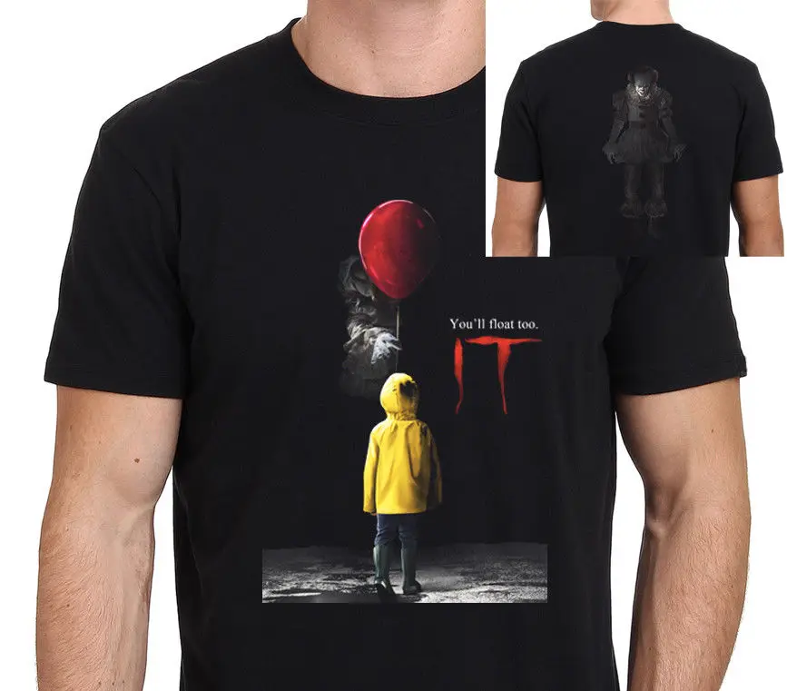 

Make Your Own Shirt Short Sleeve Summer O Neck Mens New It Pennywise Clown Stephen King Tee Shirt