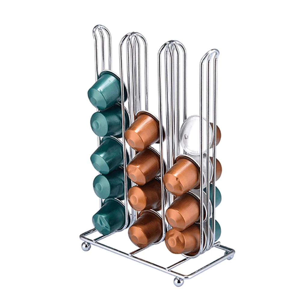 

Counter Top Coffee Pod Capsules Holder Coffee Station Stand Capsules Display Storage Rack for Nespresso Capsules Coffee
