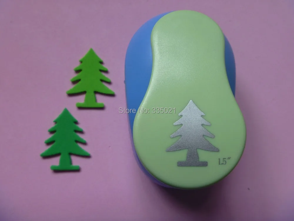 

free shipping 1.5"(3.8cm) christmas tree eva foam punch craft punch Scrapbook Handmade punchers DIY hole punches puncher
