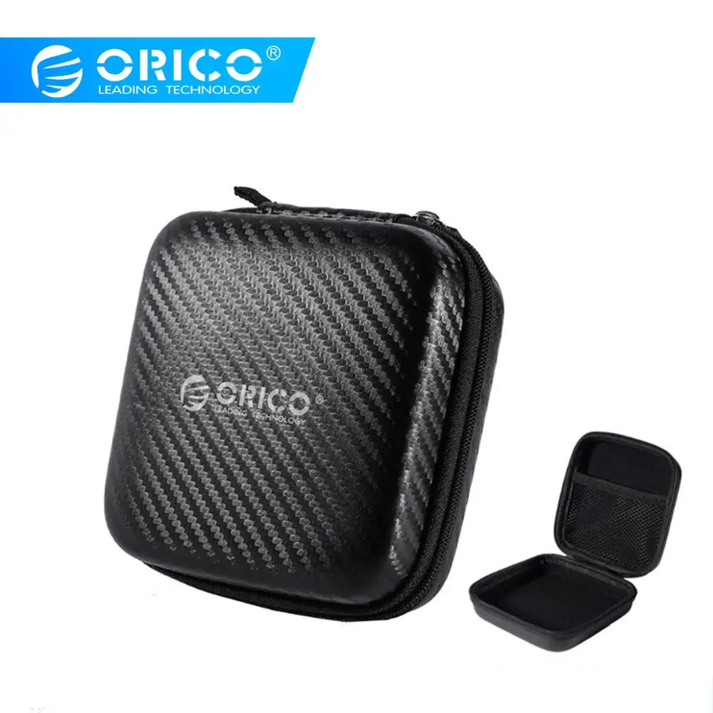

ORICO Earphone Holder Case Hard Headphone Bag for Earphone Case SD TF Cards USB Cable Wireless Bluetooth Earphone Accessories