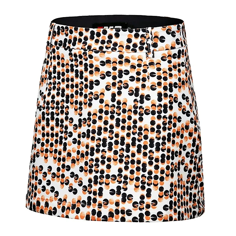 Pgm Golf Женская юбка летняя юбка для гольфа дышащая и быстросохнущая юбка с принтом - Цвет: Multi