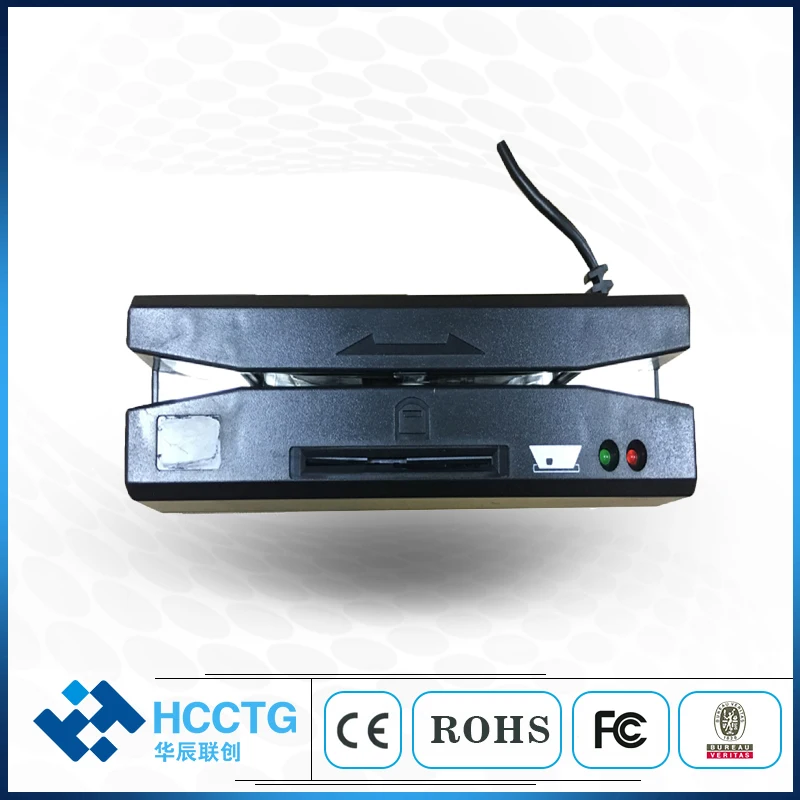 Leitor de Cartão de Condutor Portable 2.0 – 2mm 3 Faixas Cabeça Magnética Leitor Chip ic Reader & Writer Hcc110 All in One Usb