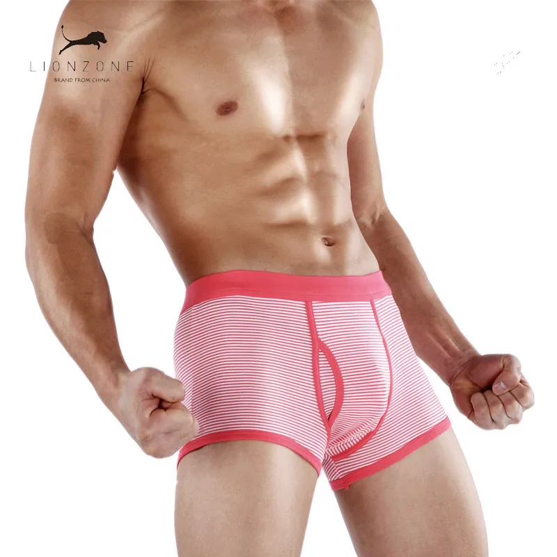 

Sexy Underwear Big Men Ropa Interior Hombre Seamless Calvin Mens Boxer Shorts Brand LIONZONE Tmall Hot Sale