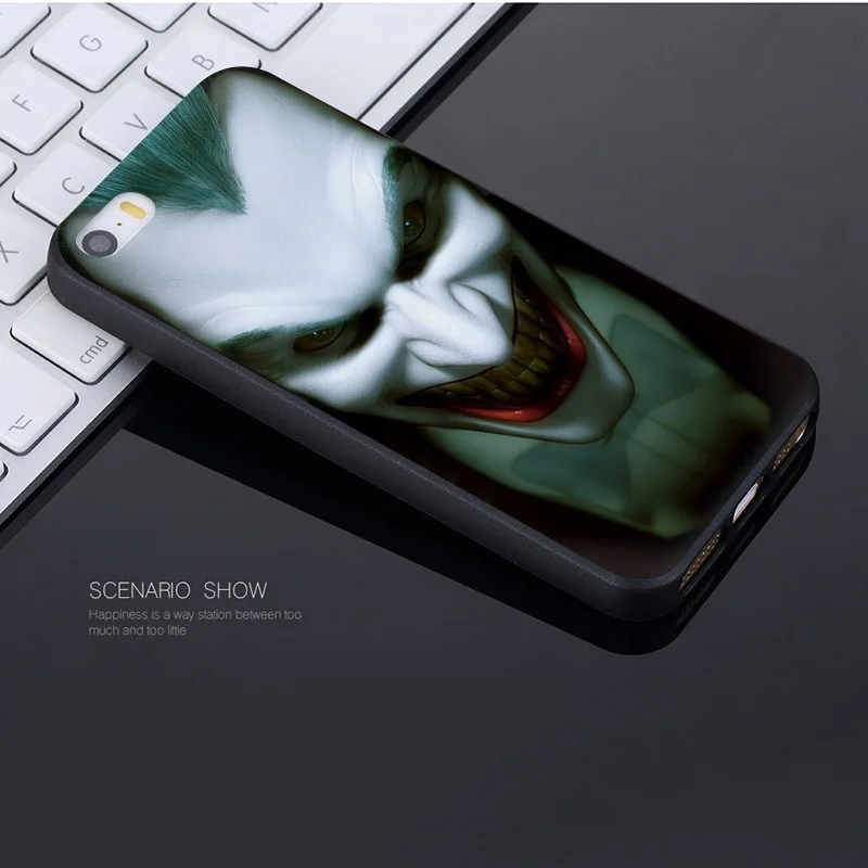 MaiYaCa The Joker Black lovely Phone Accessories Case for Apple iPhone 8 7 6 6S Plus X 5 5S SE 5C Cellphones MaiYaCa The Joker Black lovely Phone Accessories Case for Apple iPhone 8 7 6 6S Plus X 5 5S SE 5C Cellphones