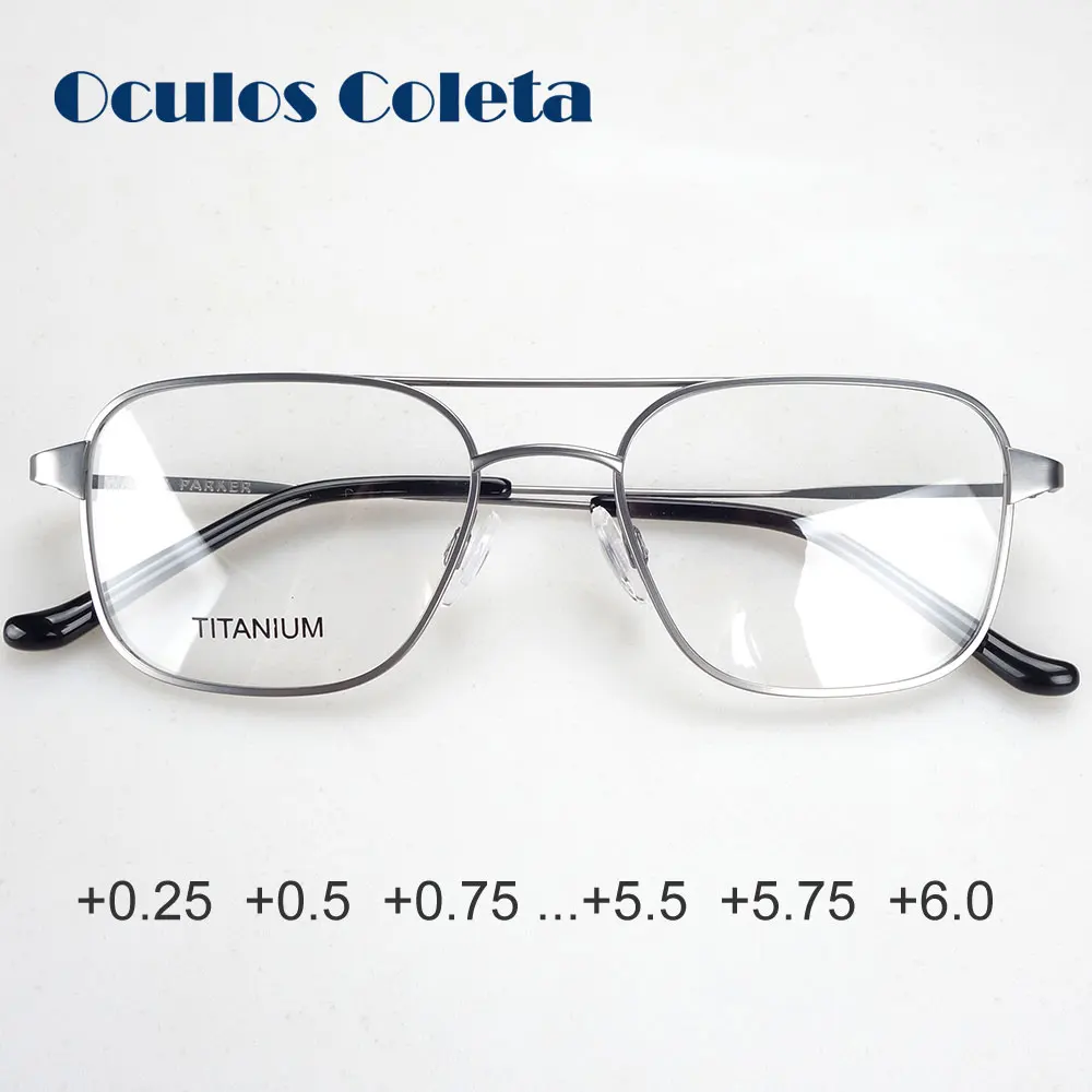 

Pure titanium reading glasses for men and women