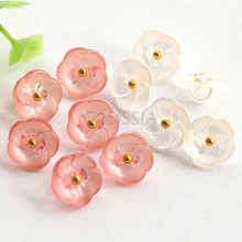 20 unids/lote de botones de mango blanco y rosa y negro de 11,5mm para coser accesorios de botón para ropa de chico (ss-1001)