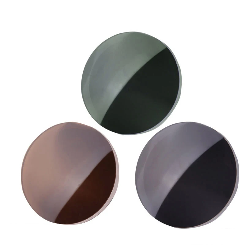 

High Quality 1.61 Aspheric Surface Grey Brown Polarized Lenses Prescription Myopia Sunglasses Lens UV Protection 2Pieces