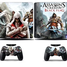 Assassin 270 PS4 тонкая кожа PS4 тонкая Наклейка виниловая кожа Наклейка для sony PS4 Slim playstation 4 Slim и 2 контроллера Скины