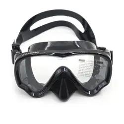 AM-100J детская Однослойная водостойкая противотуманная силиконовая маска для дайвинга широкое поле зрения очки для подводного плавания