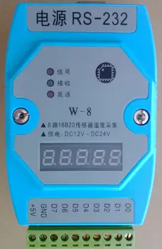 

8-channel 18B20 Temperature Inspection Table Acquisition Module MODBUS RTU Protocol 232 Interface Configuration Wang Network
